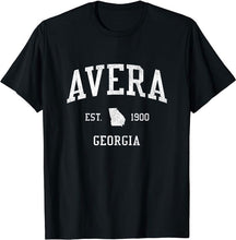 Avera Georgia GA T-Shirt Vintage Athletic Sports Design Tee