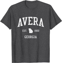 Avera Georgia GA T-Shirt Vintage Athletic Sports Design Tee