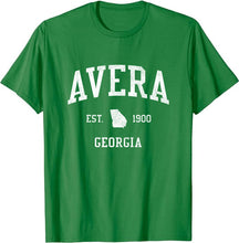 Avera Georgia GA T-Shirt Vintage Athletic Sports Design Tee