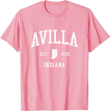 Avilla Indiana IN T-Shirt Vintage Athletic Sports Design Tee