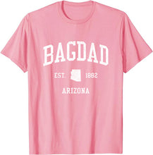 Bagdad Arizona AZ T-Shirt Vintage Athletic Sports Design Tee