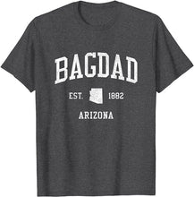 Bagdad Arizona AZ T-Shirt Vintage Athletic Sports Design Tee