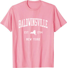 Baldwinsville New York NY T-Shirt Vintage Athletic Sports Design Tee