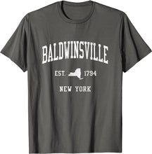 Baldwinsville New York NY T-Shirt Vintage Athletic Sports Design Tee