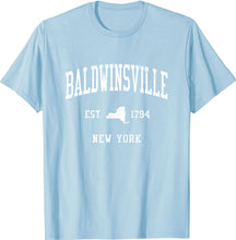 Baldwinsville New York NY T-Shirt Vintage Athletic Sports Design Tee
