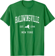 Baldwinsville New York NY T-Shirt Vintage Athletic Sports Design Tee