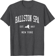 Ballston Spa New York NY T-Shirt Vintage Athletic Sports Design Tee