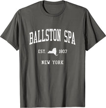 Ballston Spa New York NY T-Shirt Vintage Athletic Sports Design Tee