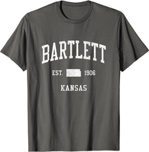 Bartlett Kansas KS T-Shirt Vintage Athletic Sports Design Tee