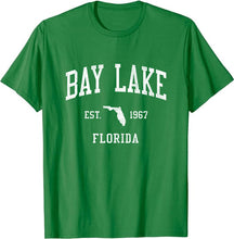 Bay Lake Florida FL T-Shirt Vintage Athletic Sports Design Tee