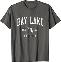 Bay Lake Florida FL T-Shirt Vintage Athletic Sports Design Tee