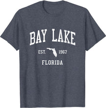 Bay Lake Florida FL T-Shirt Vintage Athletic Sports Design Tee