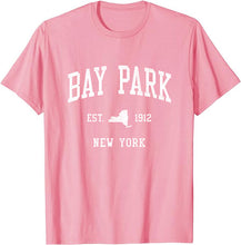 Bay Park New York NY T-Shirt Vintage Athletic Sports Design Tee