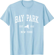 Bay Park New York NY T-Shirt Vintage Athletic Sports Design Tee