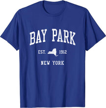 Bay Park New York NY T-Shirt Vintage Athletic Sports Design Tee