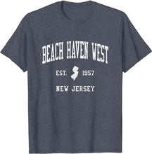 Beach Haven West New Jersey NJ T-Shirt Vintage Athletic Sports Design Tee