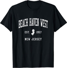 Beach Haven West New Jersey NJ T-Shirt Vintage Athletic Sports Design Tee