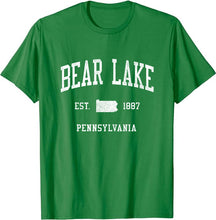 Bear Lake Pennsylvania PA T-Shirt Vintage Athletic Sports Design Tee