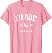 Bear Valley California CA T-Shirt Vintage Athletic Sports Design Tee