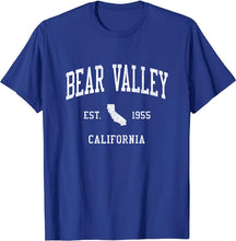 Bear Valley California CA T-Shirt Vintage Athletic Sports Design Tee