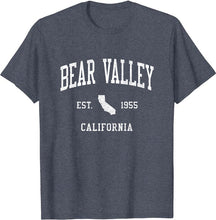 Bear Valley California CA T-Shirt Vintage Athletic Sports Design Tee