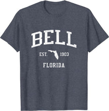 Bell Florida FL T-Shirt Vintage Athletic Sports Design Tee