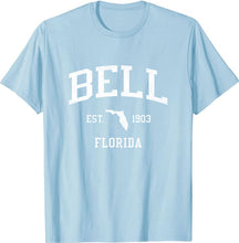 Bell Florida FL T-Shirt Vintage Athletic Sports Design Tee