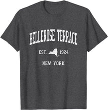 Bellerose Terrace New York NY T-Shirt Vintage Athletic Sports Design Tee