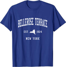 Bellerose Terrace New York NY T-Shirt Vintage Athletic Sports Design Tee