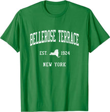 Bellerose Terrace New York NY T-Shirt Vintage Athletic Sports Design Tee