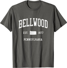Bellwood Pennsylvania PA T-Shirt Vintage Athletic Sports Design Tee
