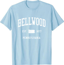 Bellwood Pennsylvania PA T-Shirt Vintage Athletic Sports Design Tee