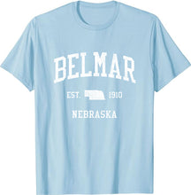 Belmar Nebraska NE T-Shirt Vintage Athletic Sports Design Tee