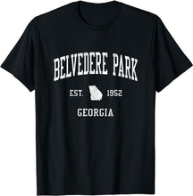 Belvedere Park Georgia GA T-Shirt Vintage Athletic Sports Design Tee