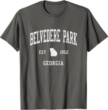 Belvedere Park Georgia GA T-Shirt Vintage Athletic Sports Design Tee