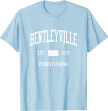 Bentleyville Pennsylvania PA T-Shirt Vintage Athletic Sports Design Tee