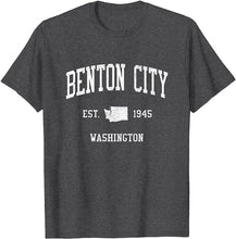 Benton City Washington WA T-Shirt Vintage Athletic Sports Design Tee