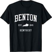 Benton Kentucky KY T-Shirt Vintage Athletic Sports Design Tee