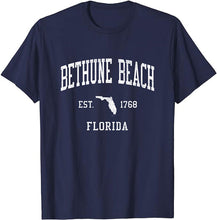 Bethune Beach Florida FL T-Shirt Vintage Athletic Sports Design Tee