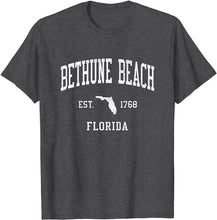 Bethune Beach Florida FL T-Shirt Vintage Athletic Sports Design Tee