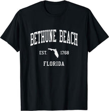 Bethune Beach Florida FL T-Shirt Vintage Athletic Sports Design Tee