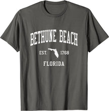 Bethune Beach Florida FL T-Shirt Vintage Athletic Sports Design Tee