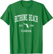 Bethune Beach Florida FL T-Shirt Vintage Athletic Sports Design Tee