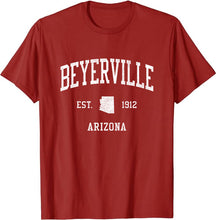 Beyerville Arizona AZ T-Shirt Vintage Athletic Sports Design Tee