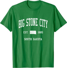 Big Stone City South Dakota SD T-Shirt Vintage Athletic Sports Design Tee