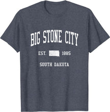 Big Stone City South Dakota SD T-Shirt Vintage Athletic Sports Design Tee