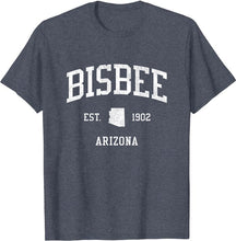 Bisbee Arizona AZ T-Shirt Vintage Athletic Sports Design Tee