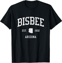 Bisbee Arizona AZ T-Shirt Vintage Athletic Sports Design Tee