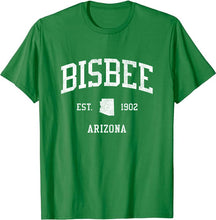 Bisbee Arizona AZ T-Shirt Vintage Athletic Sports Design Tee