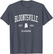 Blountsville Alabama AL T-Shirt Vintage Athletic Sports Design Tee